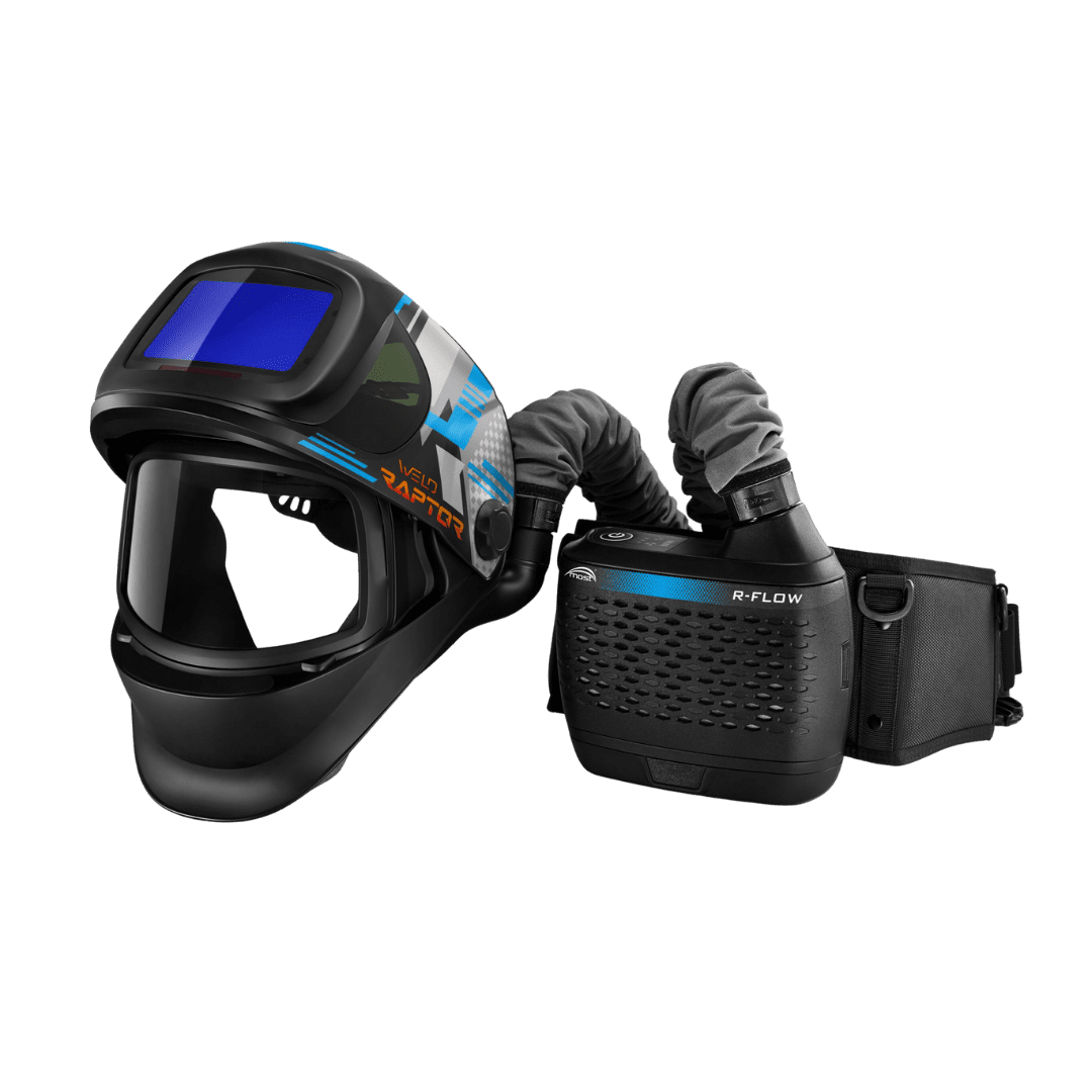 Lashelm RAPTOR AIR BLUE met R-FLOW luchtstroomsysteem