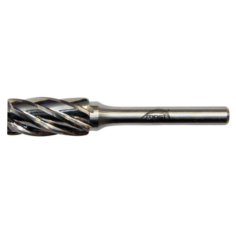 PRO ALU CUT freesstiftenset 5-delig 12x25x6mm. Ø12 mm – vormen B, C, D, F, L – schacht Ø6 mm - Afbeelding 3