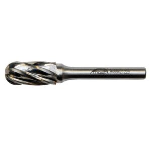 ALU CUT PRO freesstift C1225ALU– Cilindrisch met radiusafschuining C – Ø12 × 25 mm – schacht Ø6 mm