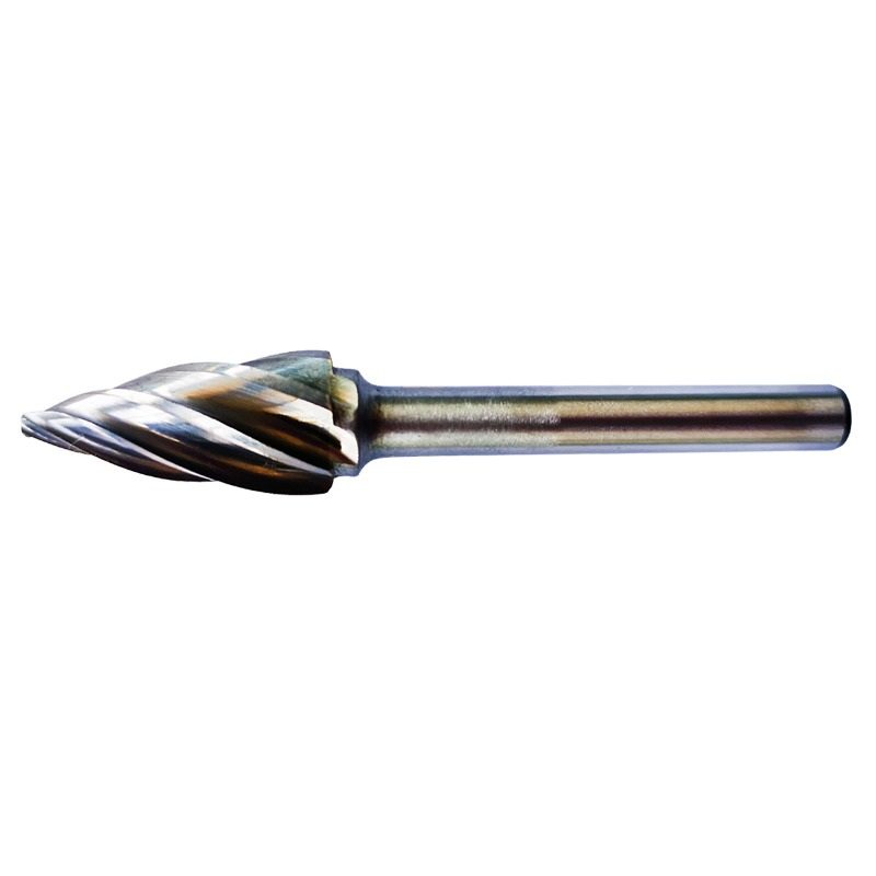 ALU CUT PRO freesstift G1225ALU– Conische frees met scherpe punt G– Ø12 × 25 mm – schacht Ø6 mm