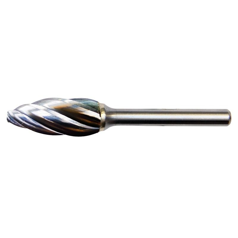 ALU CUT PRO freesstift H1225ALU– Ovaalvorm H– Ø12 × 25 mm – schacht Ø6 mm