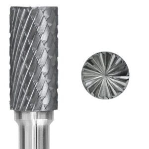 Hardmetalen freesstift – cilindrisch met eindvertanding – schacht Ø6 mm – PRO