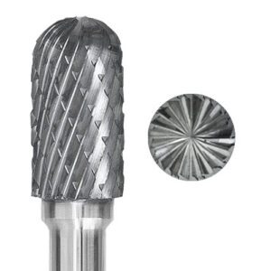 Hardmetalen freesstift – bolkopcilinder – schacht Ø6 mm – PRO