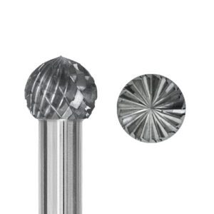 Hardmetalen freesstift – bol – schacht Ø6 mm – PRO