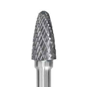 Hardmetalen freesstift – boomvorm met bolkop – schacht Ø6 mm – PRO
