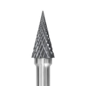 Hardmetalen freesstift – kegelvorm – schacht Ø6 mm – PRO