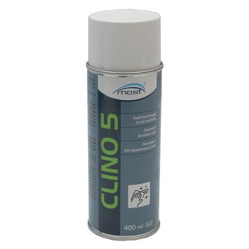 CLINO 5 reiniging - onderhoud spray voor roestvrij staal 400 ml.